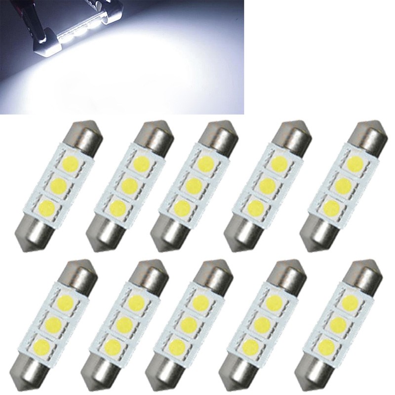 36mm LED 5050 car bulb 12V 0.9W - 10 piecesLED