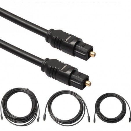 Toslink - digital audio / optic fiber cable - 1m - 2m - 3m - 5m - 10mCables