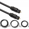 Toslink - digital audio / optic fiber cable - 1m - 2m - 3m - 5m - 10mCables