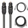 Toslink - digital audio / optic fiber cable - 1m - 2m - 3m - 5m - 10mCables