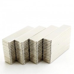 N52 Neodymium magnets - strong - rectangular - 40 * 10 * 2mm - 10 piecesN52