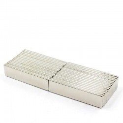 N52 Neodymium magnets - strong - rectangular - 40 * 10 * 2mm - 10 piecesN52