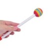 Drum mallets - sticks - colorful round lollipop shaped - 1 pairDrums