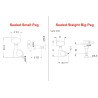 Guitar tuning pegs - machine head - left / right - 6 piecesGuitars