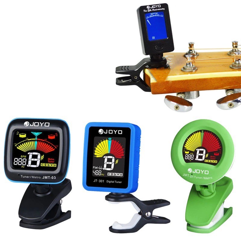 Mini digital tuner - LCD - rotatable clip - for guitar / violin / ukuleleGuitars