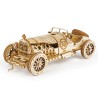 Wooden building blocks - self assembly - movable steam train / car / jeep / truckConstruction