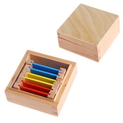 Learning colors - wood puzzle - educational toyWooden