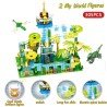 Marble race - with light - electric maze ball - building blocks - Jurassic dinosaur park / jungle world - toyPuzzles & Games