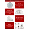 LED plant grow light - bulb - hydroponic - full spectrum - E27 / E14 / GU10 / MR16 / B22 - 220V - 3W / 4W / 5WGrow Lights