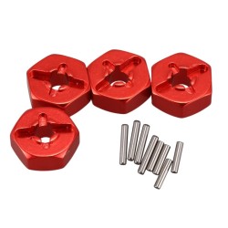 Aluminum combiner wheel - hub hex adapter - 12mm - for Wltoys 144001 1/14 RC carR/C car