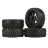 Wheel tires - 75mm - upgraded version - for Wltoys 144001 MN99S MN90 MN86 RC cars - 4 piecesR/C car