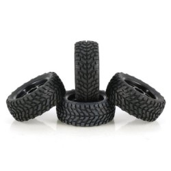 Wheel tires - 75mm - upgraded version - for Wltoys 144001 MN99S MN90 MN86 RC cars - 4 piecesR/C car