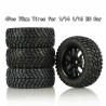 Wheel tires - 75mm - upgraded version - for Wltoys 144001 MN99S MN90 MN86 RC cars - 4 piecesR/C car