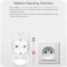 BW-SHP7 -16A 3680W - wall socket - dual EU plug - WiFi - timer - remote control - Alexa - GoogleSwitches