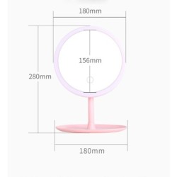 Makeup mirror - LED light - adjustable - touch control - dimmer - USBMake-Up