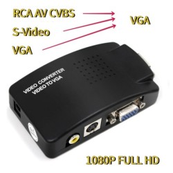 AV to VGA adapter - RCA VGA converter - switch box - 1080P HDHDMI switchers