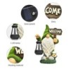 Decorative garden dwarf - with lamp - resin statue - solar - LEDSolar lighting
