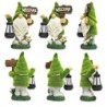 Decorative garden dwarf - with lamp - resin statue - solar - LEDSolar lighting