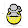 Baby In Car - 3D aluminum car sticker - waterproofStickers