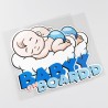 Baby On Board - sleeping baby - car stickerStickers