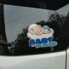 Baby On Board - sleeping baby - car stickerStickers