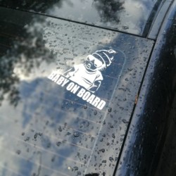 Baby On Board - car stickerStickers