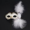 Venetian eye mask - with feathers / glitter - for Halloween / masqueradesMasks