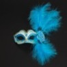 Venetian eye mask - with feathers / glitter - for Halloween / masqueradesMasks