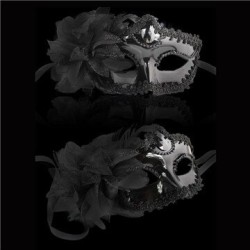 Sexy Venetian eye mask - with diamonds / feathers / flowers - for Halloween / masqueradesMasks