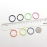 Elastic hair bands - colorful nylon - 50 piecesHair clips