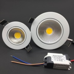 Ceiling LED light - recessed - dimmable - 5W / 7W / 9W / 12WSpotlights