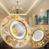 American style - luxurious gold ceiling lamp - spot light - recessed - dimmable - COB - LED - 3W / 5W / 7WSpotlights