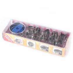 Cookie cutters - stainless steel - 12 piecesBakeware