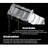 Luxurious stainless steel belt - punk style - buckle with pantherBelts