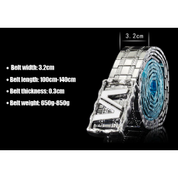 Luxurious stainless steel belt - punk style - buckle with pantherBelts
