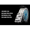Luxurious stainless steel belt - punk style - buckle with pantherBelts