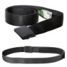Anti theft belt - with hidden zipper - unisex - 120cmBelts