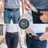 Anti theft belt - with hidden zipper - unisex - 120cmBelts