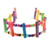 Colorful wooden drawbridge - toy for birds / parrotsBirds