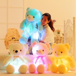 Glowing plush teddy bear - with LED lights - toyCuddly toys