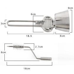 Stainless steel herbs chopper - coriander / parsleyMills - Grinders