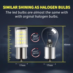 1156 BA15S / 1157 BAY15D P21/5W LED - replacement light - R5W R10W - turning lightLED