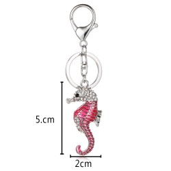 Crystal seahorse - keychainKeyrings