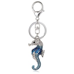 Crystal seahorse - keychainKeyrings