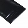 Aluminum resealable foil bags - double sided - with ziplock - glossy black - 100 piecesKitchen