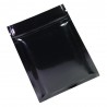 Aluminum resealable foil bags - double sided - with ziplock - glossy black - 100 piecesKitchen