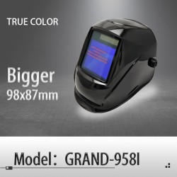 Auto darkening welding helmet - MIG / MAG / TIG - True Color - big screen - 4 ARC sensors - Grand-918I/958IHelmets