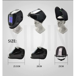 Auto darkening welding helmet - MIG / MAG / TIG - True Color - big screen - 4 ARC sensors - Grand-918I/958IHelmets