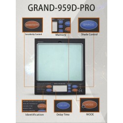 Auto darkening welding helmet - MIG / MAG / TIG - True Color - big screen - 4 ARC sensors - Grand-918I/958IHelmets