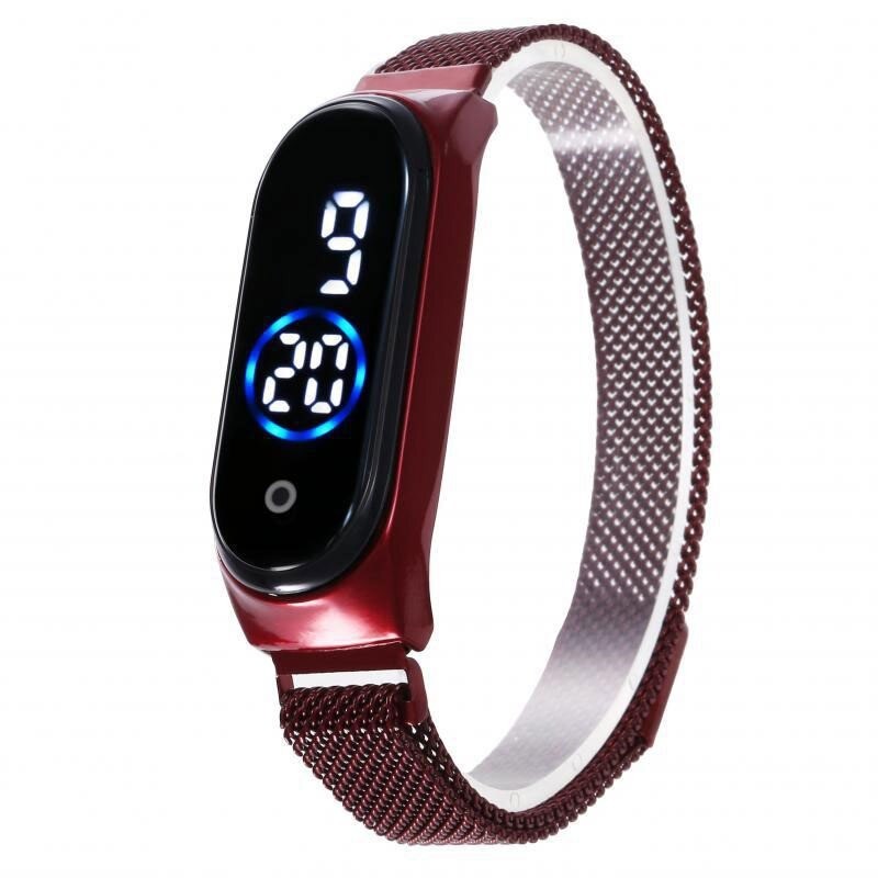 Elegant women's watch - touch screen - digital - LED - with magnetic buckleWatches